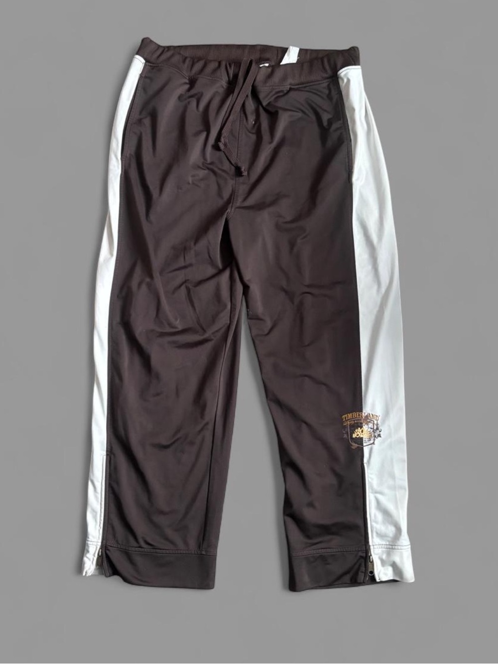 Timberland Brown Joggers with cream Side Panels